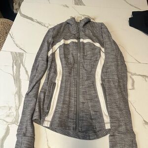 lululemon athletica Gray and White Jacket